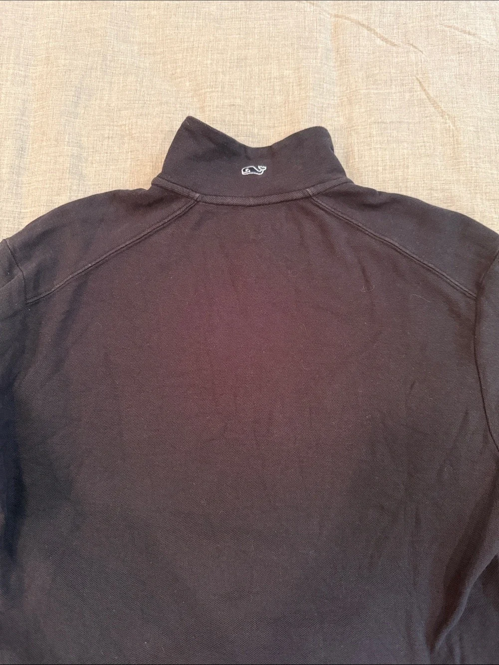 Vineyard Vines Men’s Black Quarter-Zip Sweater